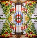 195 Christmas Flowers - 3-ply (red) - Ihr